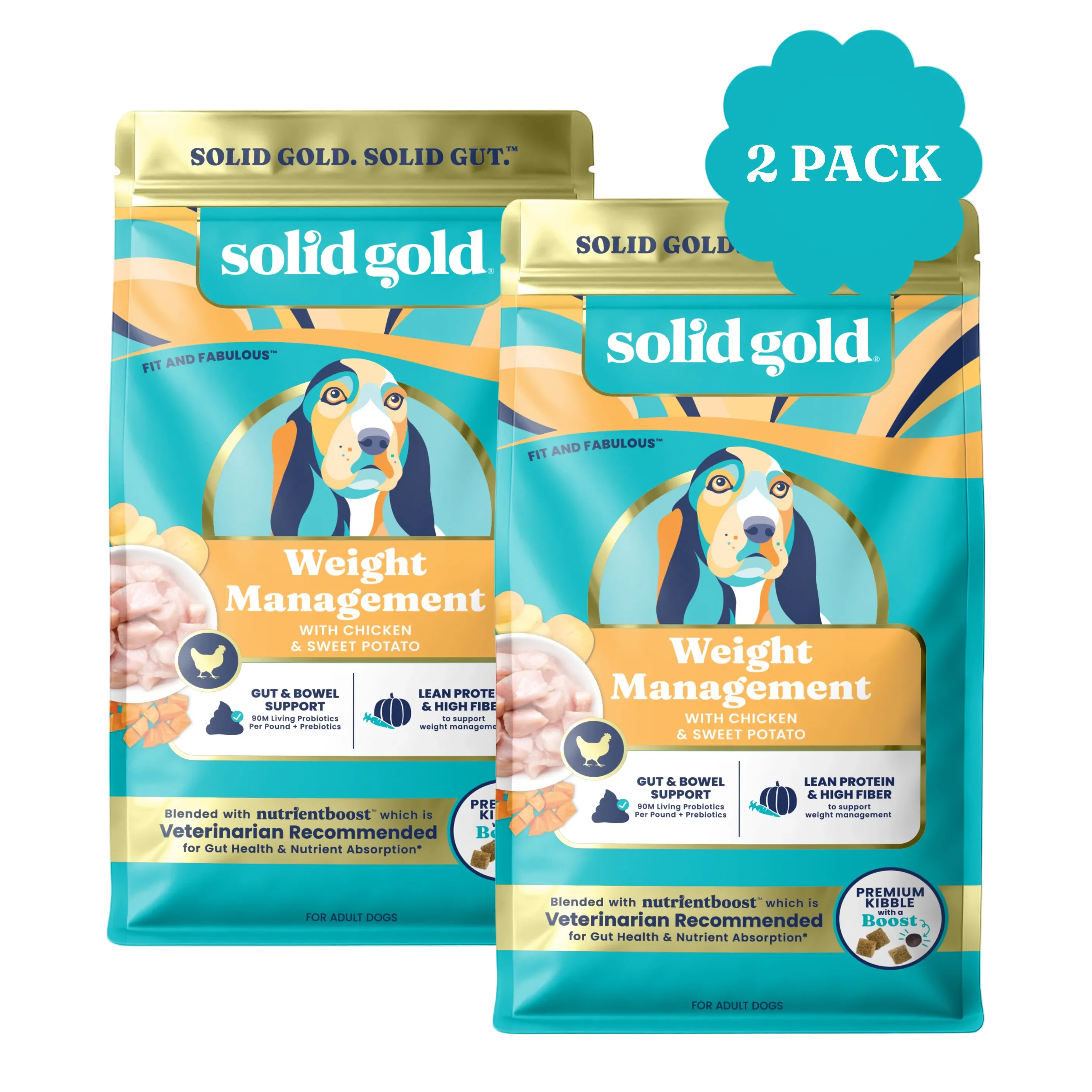 Nutrientboost™ Fit and Fabulous™ Chicken Dry Food for Adult Dogs - Image 6