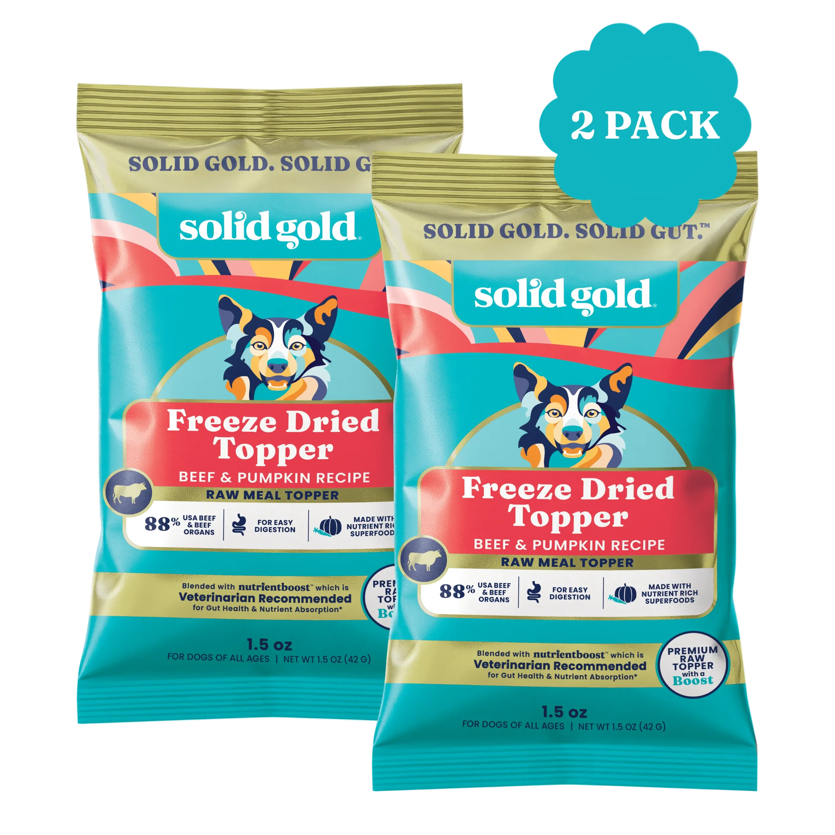 Nutrientboost™ Freeze Dried Raw Beef & Pumkin Meal Topper for Dogs - Image 12