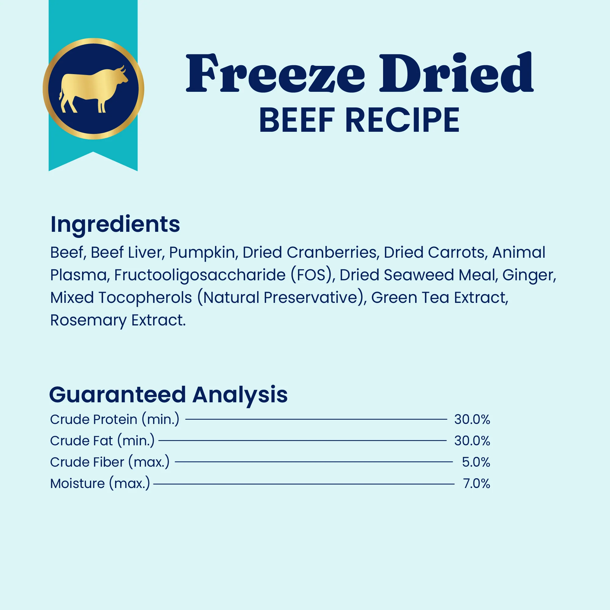 Nutrientboost™ Freeze Dried Raw Beef & Pumkin Meal Topper for Dogs - Image 6