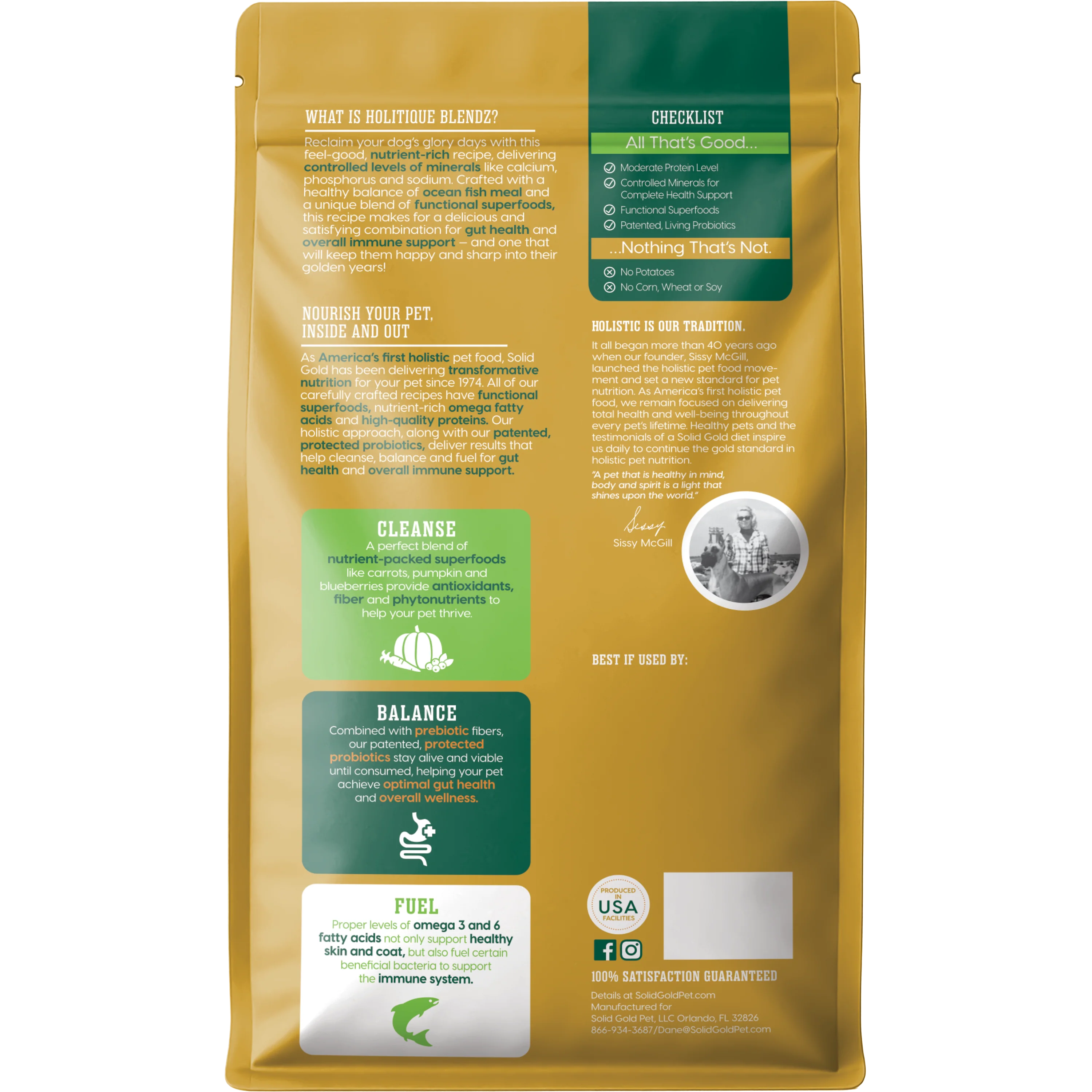 Holistique Blendz™ Oatmeal Sensitive Stomach Dry Food for Dogs - Image 5