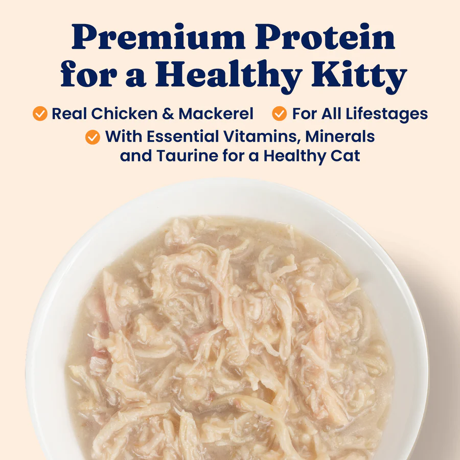 Chicken & Mackerel Shreds Wet Food for Cats - Image 3