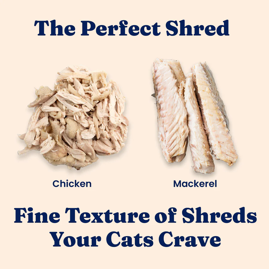 Chicken & Mackerel Shreds Wet Food for Cats - Image 5
