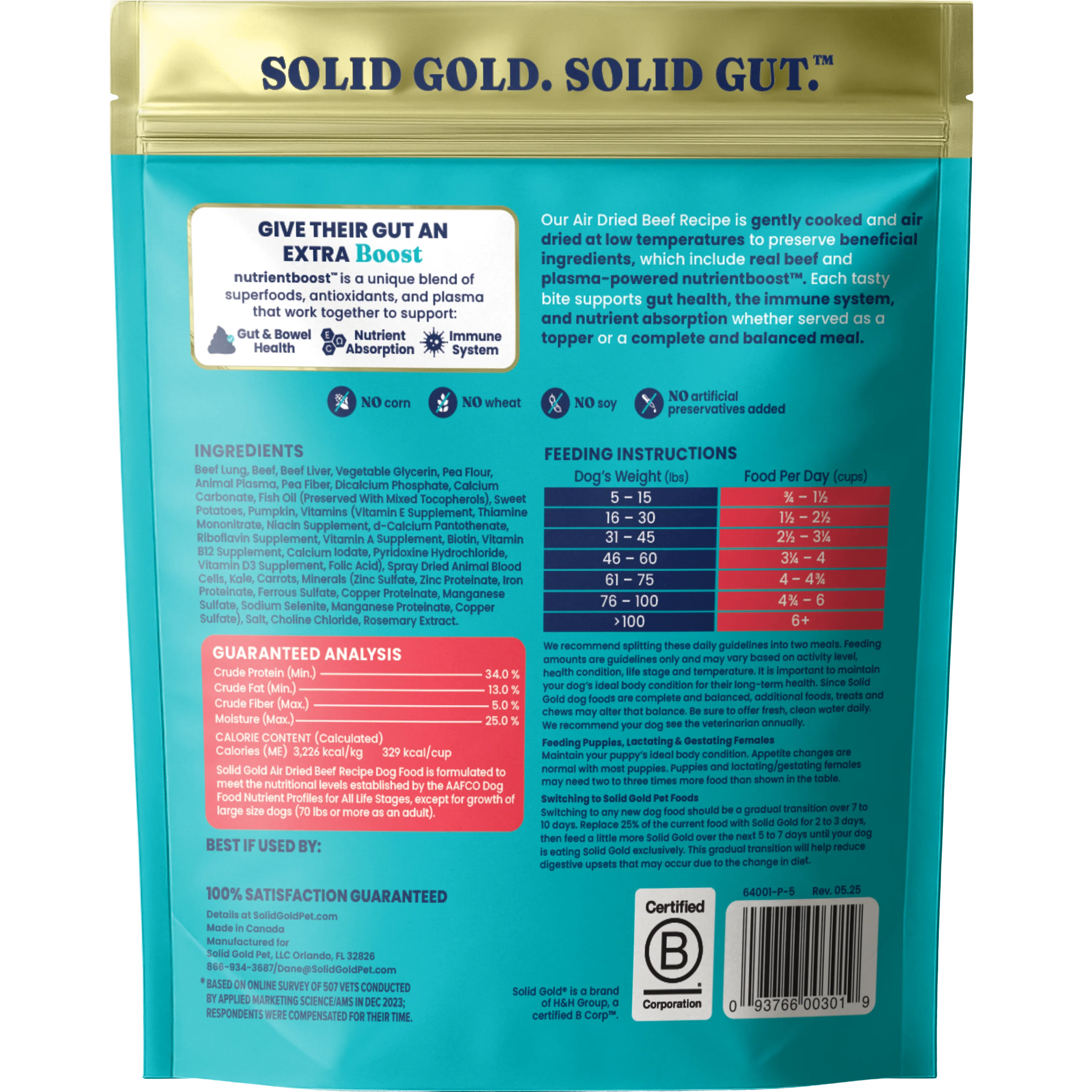 Nutrientboost™ Beef Air Dried Topper or Meal for Dogs - Image 9