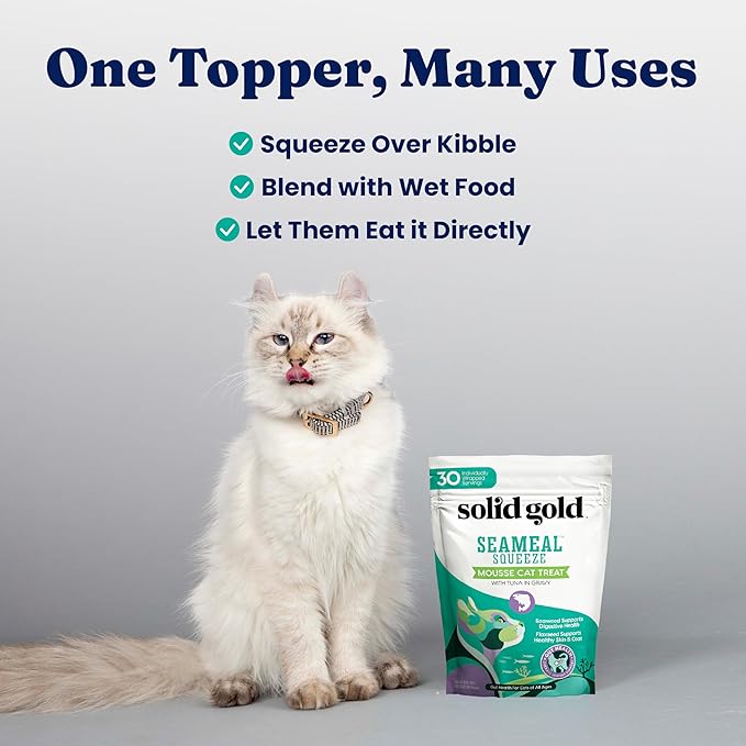 SeaMeal™ Squeezeable Tuna Mousse Treat for Cats - Image 3