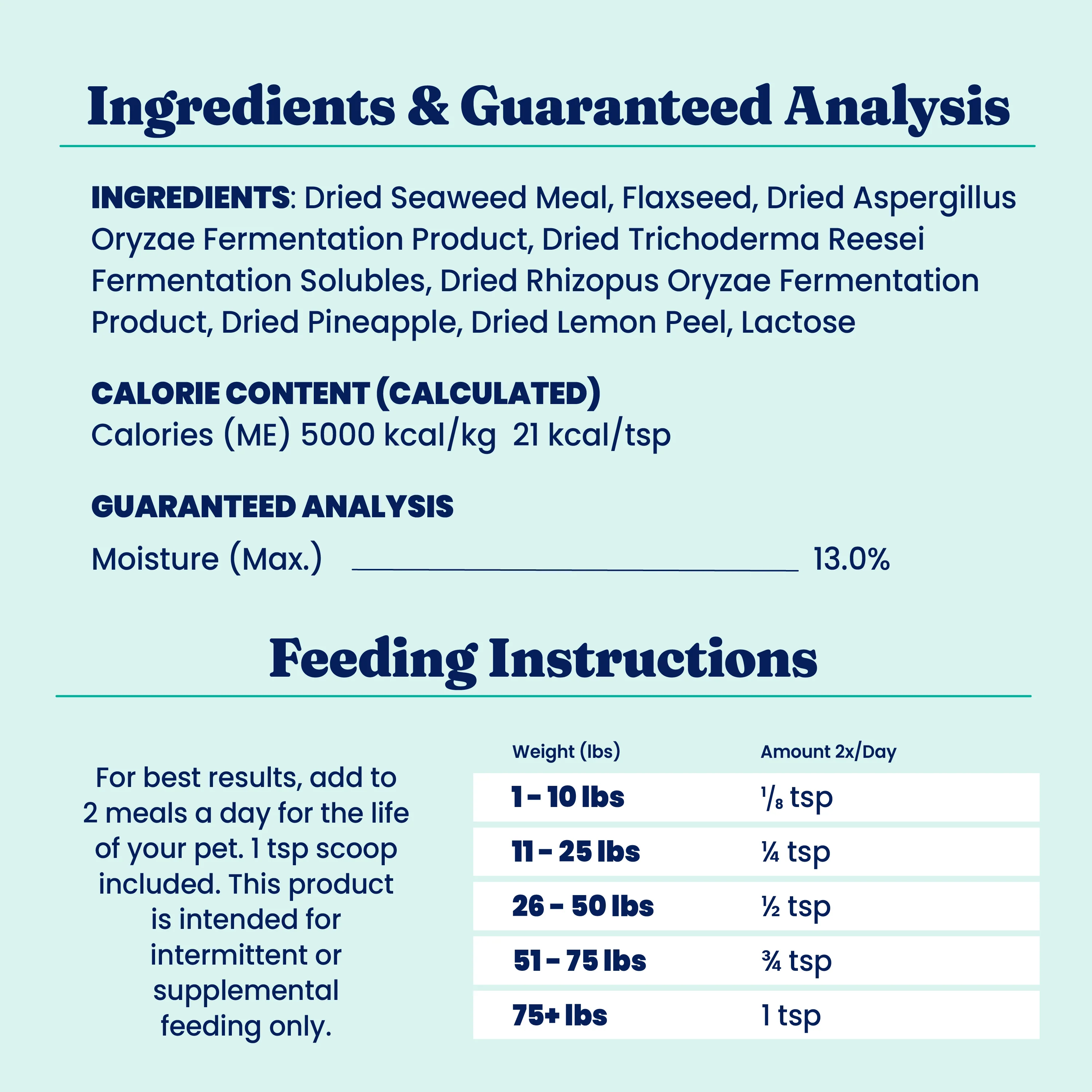SeaMeal™ Daily Wellness Supplement Powder for Dogs & Cats - Image 5