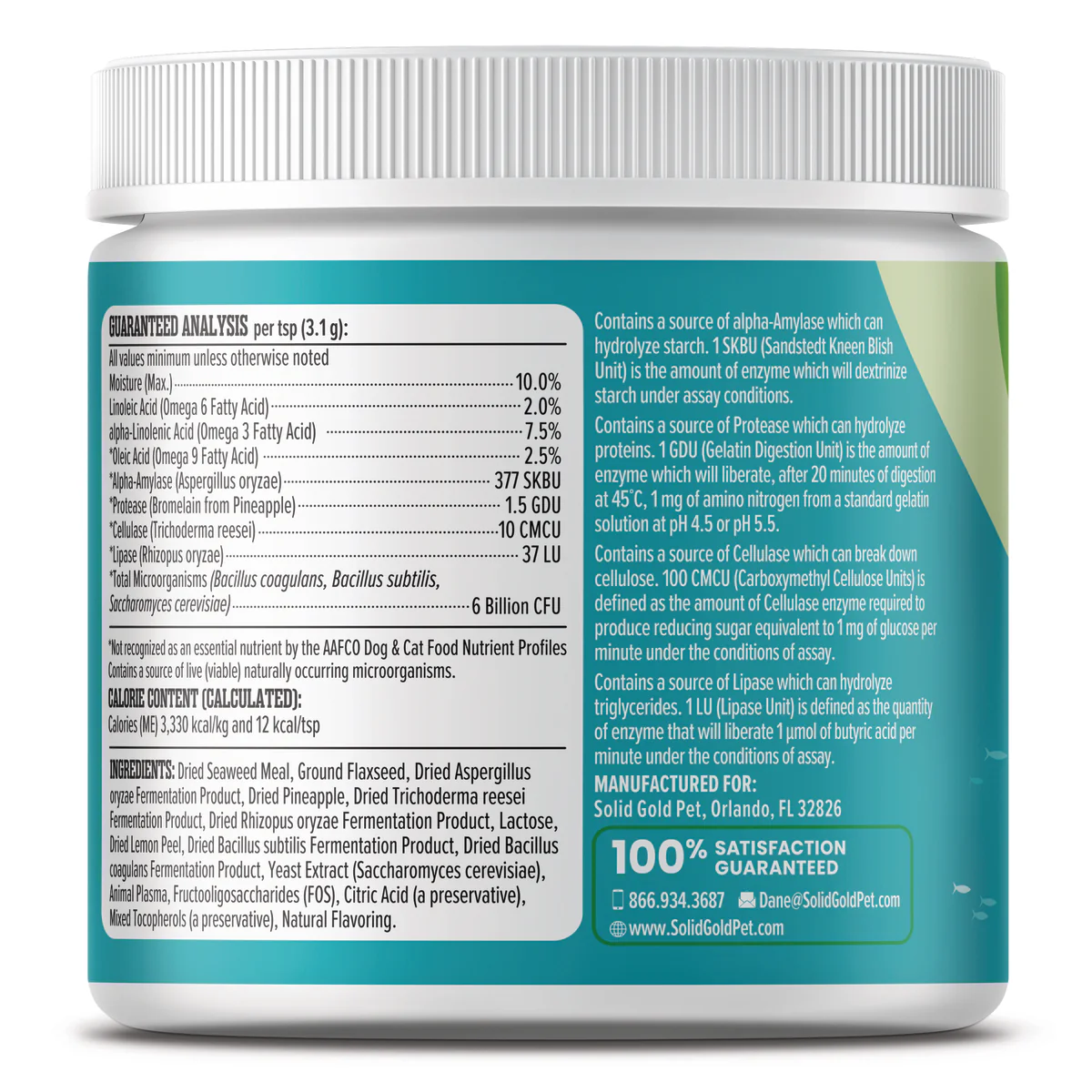Nutrientboost™ SeaMeal™ Pre & Probiotic Powder For Dogs & Cats - Image 9