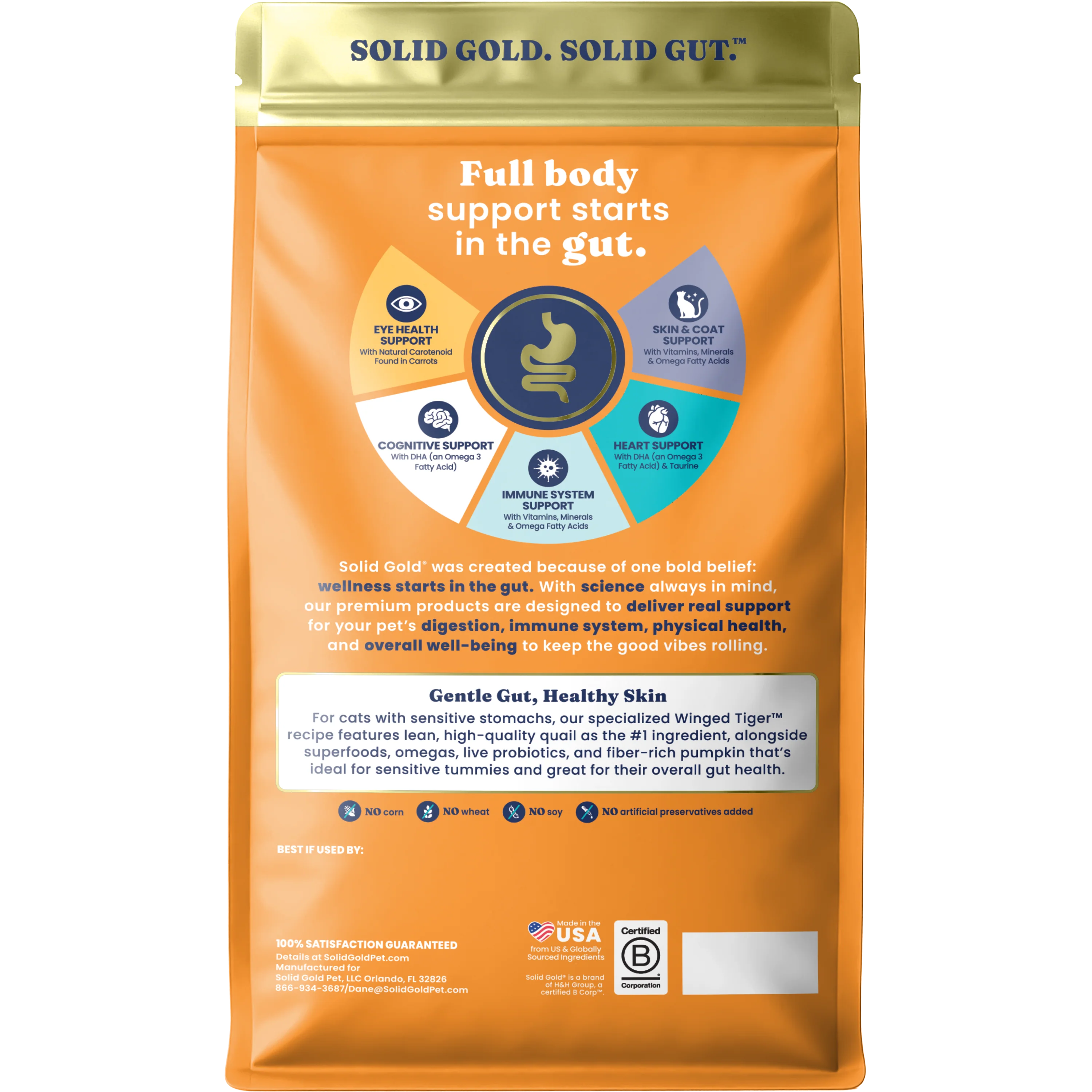 Winged Tiger™ Sensitive Stomach Dry Food for Adult Cats - Image 5